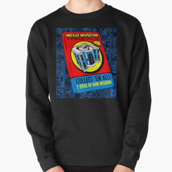 Mego Museum Trading Card Wrapper Pullover Sweatshirt