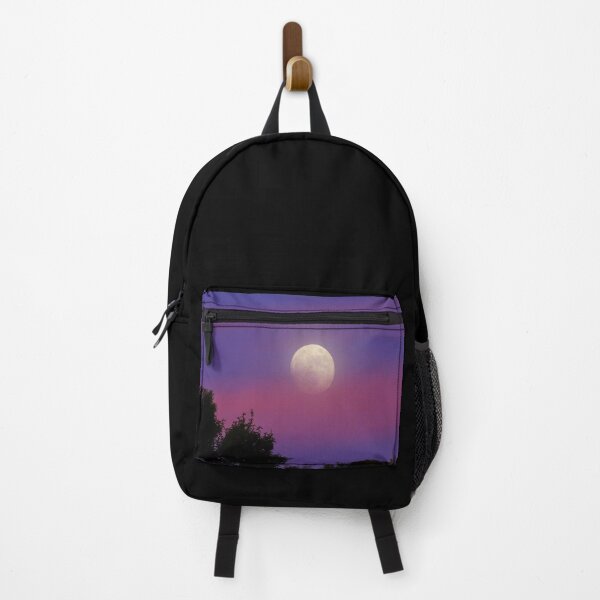 Item preview, Waxing Gibbous Moon And Pink Clouds designed and sold by JackieSparrow23.