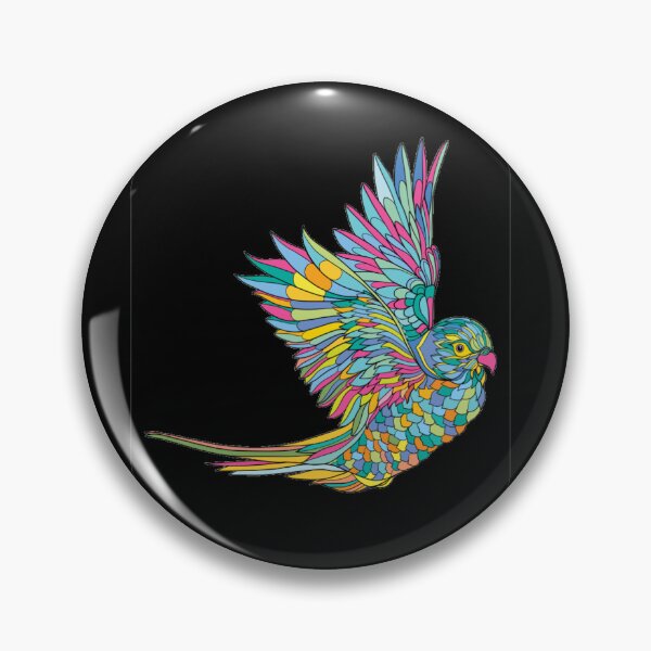 Artikelvorschau, Bunter fliegender Vogel entworfen und verkauft von DesignsbyAW.