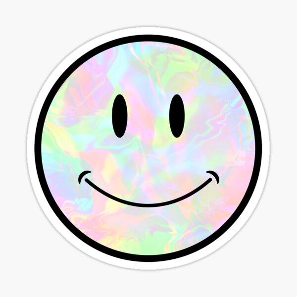 Brioso Holo Smiley Sticker