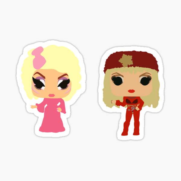 trixie and katya funko pop
