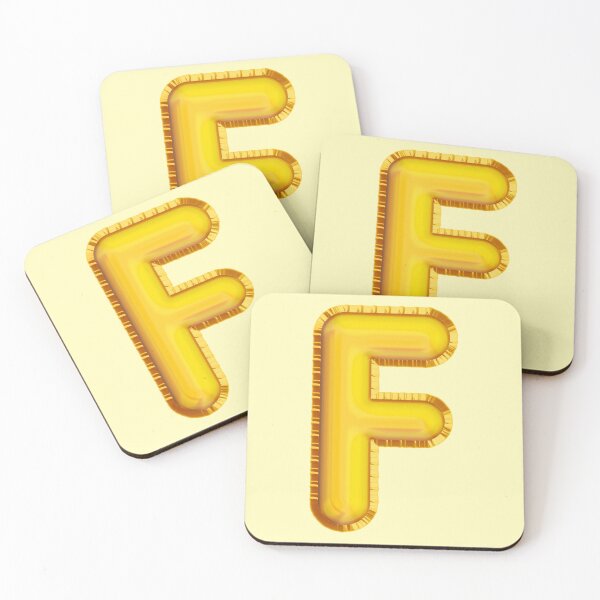 Item preview, Golden Balloon Alphabet latter F designed and sold by TheBrotherHouse.