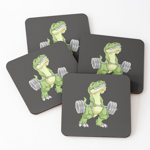 Item preview, Dinosaur Weightlifting Fitness Gym Workout Deadlift deadlift dinosaur designed and sold by EricGreen68.