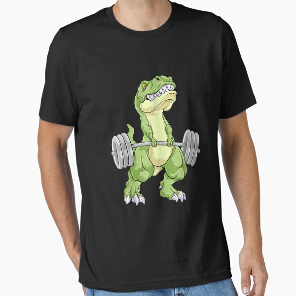 Item preview, Dinosaur Weightlifting Fitness Gym Workout Deadlift deadlift dinosaur designed and sold by EricGreen68.
