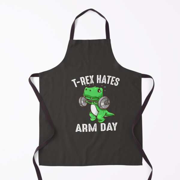 Item preview, Funny Dinosaur Fitness Art Cute Arm Workout deadlift dinosaur designed and sold by EricGreen68.
