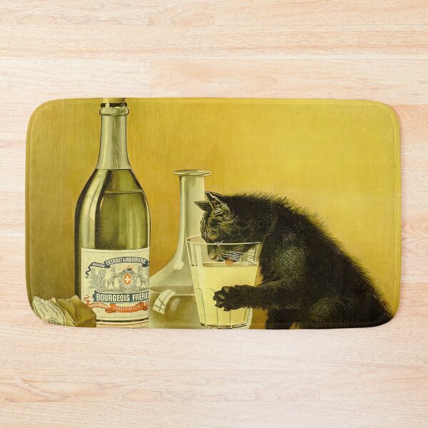 Artikelvorschau, Cat, Absinthe, Vintage Beverage Wall Art entworfen und verkauft von vintagevivian.
