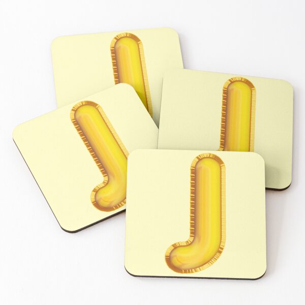 Item preview, Golden Balloon Alphabet latter J designed and sold by TheBrotherHouse.