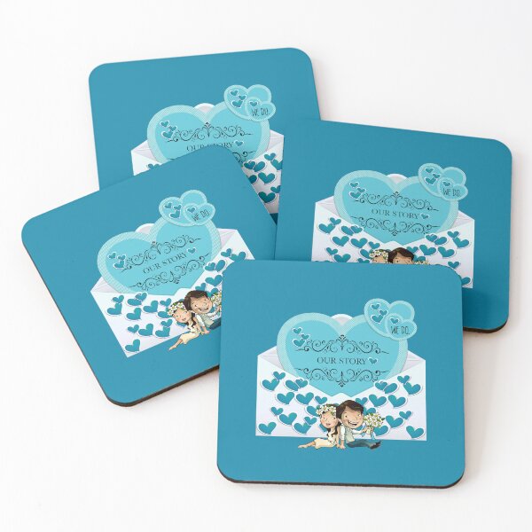 Item preview, Our Story (on Turquoise) designed and sold by PawsitiveMum.