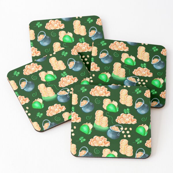 Item preview, St. Patrick's Day pattern. Watercolor drawing.  designed and sold by Trilisti.