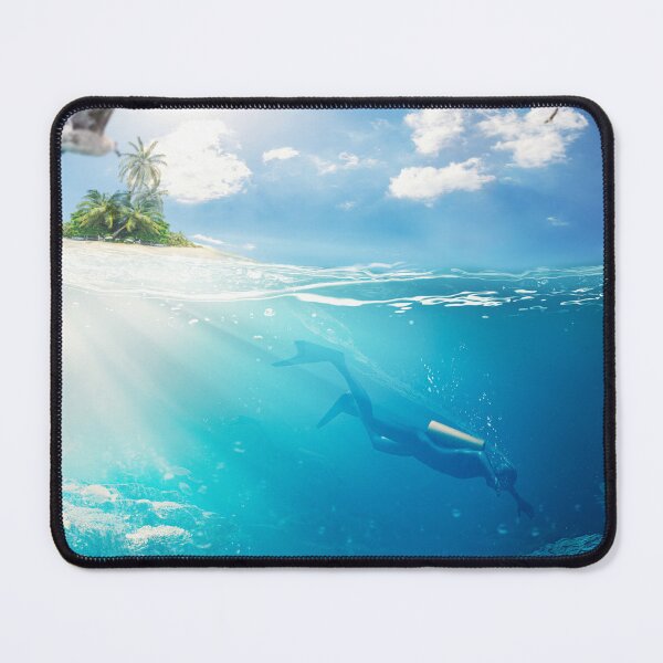 Item preview, Scuba diver underwater - coral reef designed and sold by Photo-DesignArt.