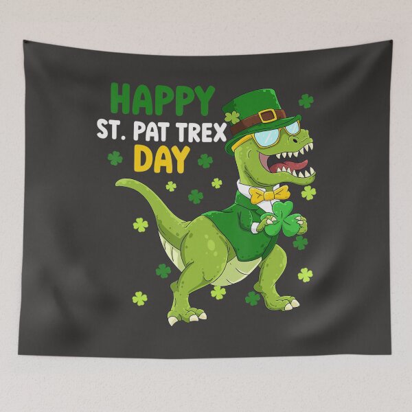 Item preview, St Patricks Day Leprechaun Dinosaur Dino Happy St Pat designed and sold by EricGreen68.
