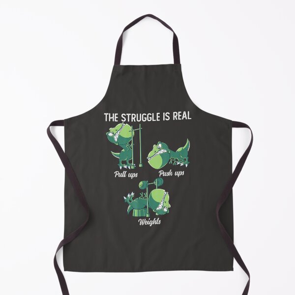 Item preview, The Struggle Is Real Funny Dinosaur Gym Workout designed and sold by EricGreen68.