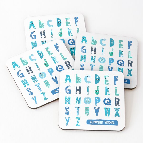 Item preview, Alphabet friends designed and sold by littleredcheeks.
