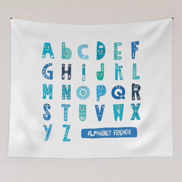 Item preview, Alphabet friends designed and sold by littleredcheeks.