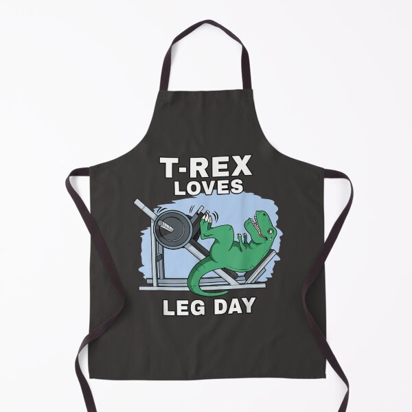 Item preview, Dinosaur Loves Leg Day, Arms, Funny Dinosaur Fitness deadlift dinosaur designed and sold by EricGreen68.