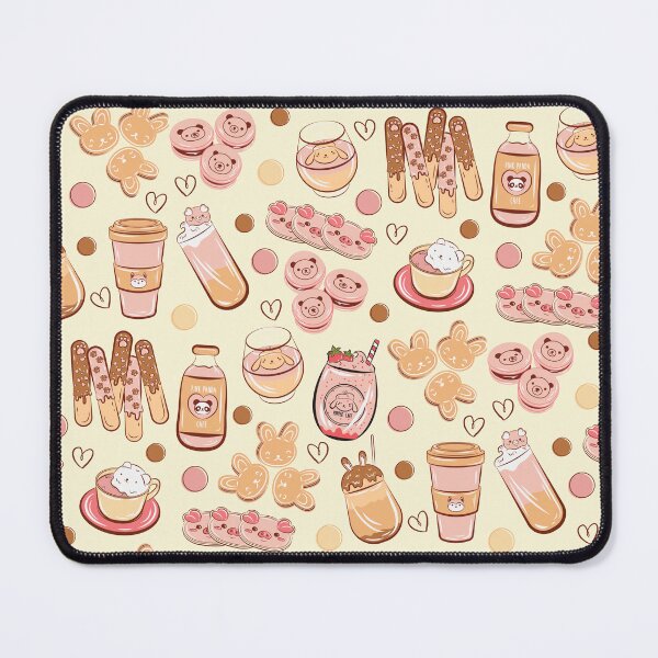 Item preview, Cute Cafe Treats on Yellow designed and sold by Jack-and-Winnie.