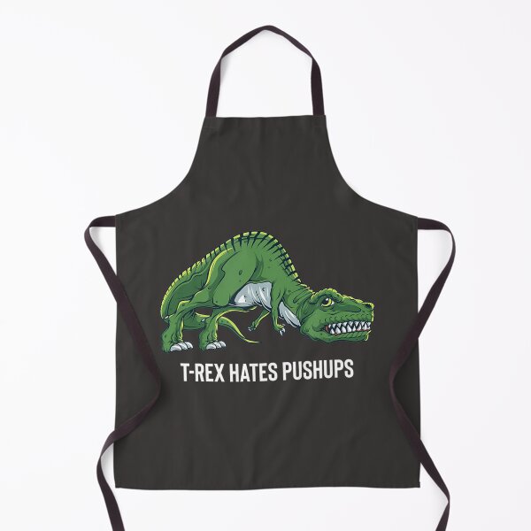 Item preview, Dinosaur Hates Push-ups Funny Dinosaur Gym Workout designed and sold by EricGreen68.