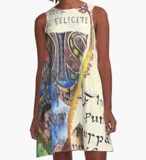 Der Ehrwürdige Bede A-Linien Kleid
