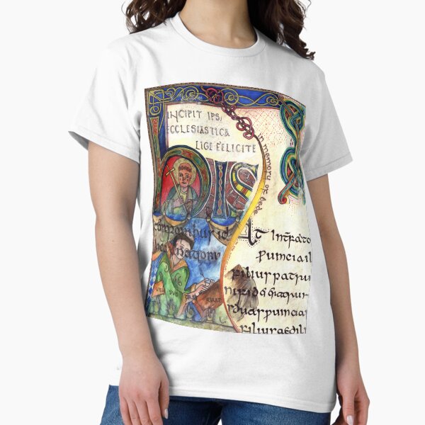 Vista previa del artículo con la obra «El Venerable Beda», diseñado y vendido por Lindisfarne Scriptorium.