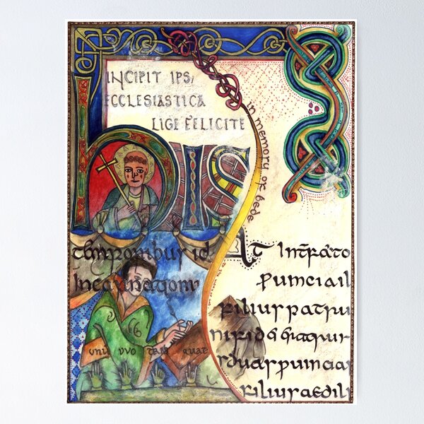 Item preview, The Venerable Bede designed and sold by Lindisfarne Scriptorium.