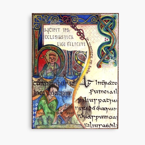 El Venerable Bede Lienzo
