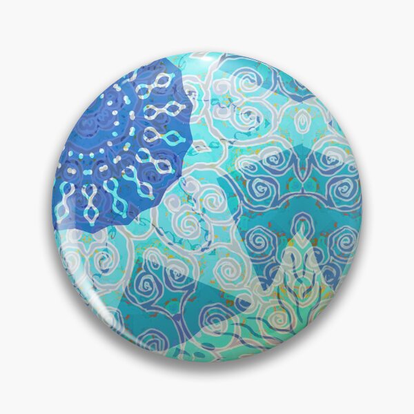 Item preview, Yemaya Aquatic Mandala by Clearwater designed and sold by ZENDYtechSTYLE.