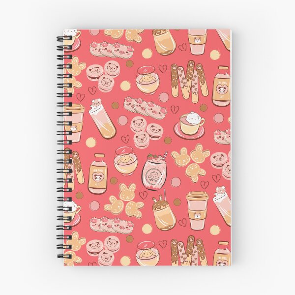 Item preview, Cute Cafe Treats on Red designed and sold by Jack-and-Winnie.