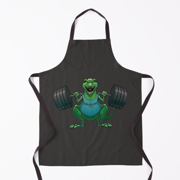 Item preview, Weightlifting Dinosaur Doing Squats Gym deadlift dinosaur Funny designed and sold by EricGreen68.