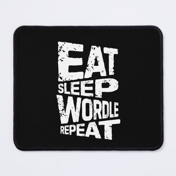 Item preview, eat sleep wordle repeat designed and sold by Grafik0.