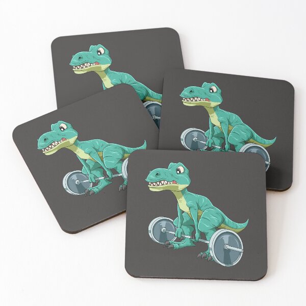 Item preview, Weightlifting Dinosaur Deadlifting Dinosaur Powerlifting Gym deadlift dinosaur designed and sold by EricGreen68.