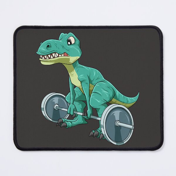 Item preview, Weightlifting Dinosaur Deadlifting Dinosaur Powerlifting Gym deadlift dinosaur designed and sold by EricGreen68.