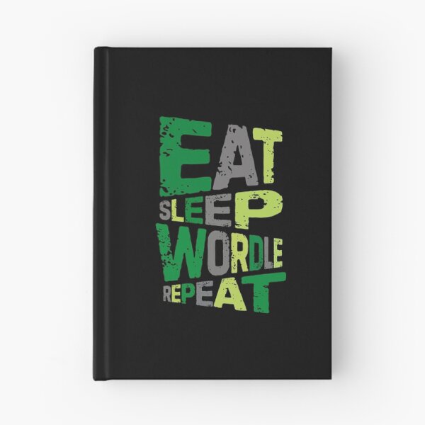Item preview, eat sleep wordle repeat v3 designed and sold by Grafik0.