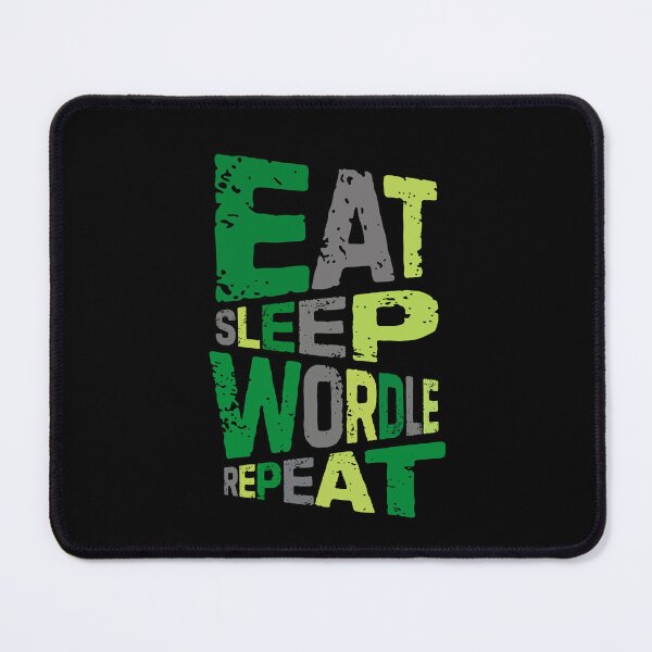 Item preview, eat sleep wordle repeat v3 designed and sold by Grafik0.