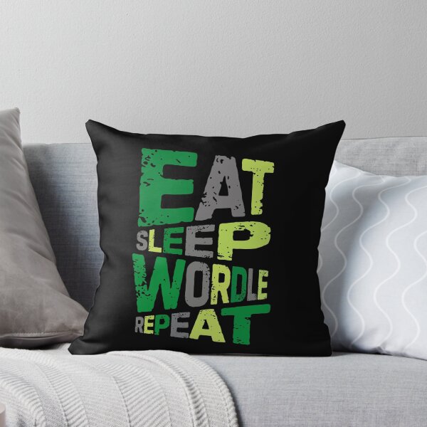 Item preview, eat sleep wordle repeat v3 designed and sold by Grafik0.