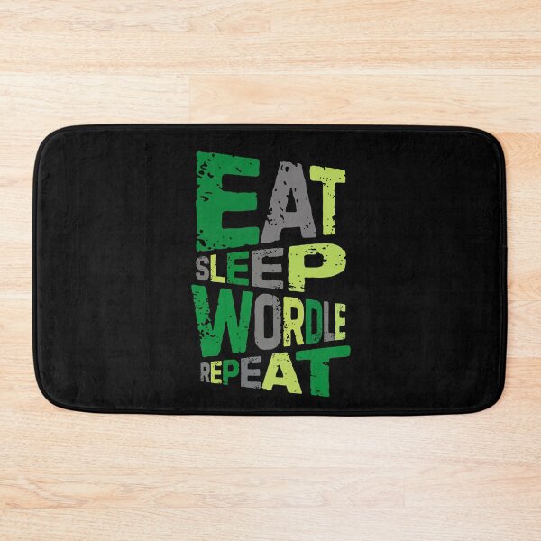 Item preview, eat sleep wordle repeat v3 designed and sold by Grafik0.