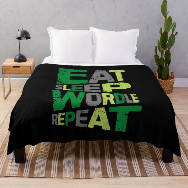 Item preview, eat sleep wordle repeat v3 designed and sold by Grafik0.