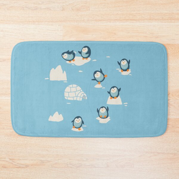 Item preview, Penguins on ice designed and sold by PenguinHouse.