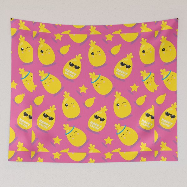 Item preview, Cool Easter Egg Bunny Peep Chick Pattern designed and sold by ILLYL Creatives.
