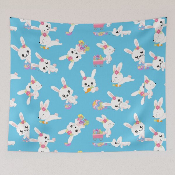 Item preview, Cute Rabbit Easter Bunny Pattern designed and sold by ILLYL Creatives.