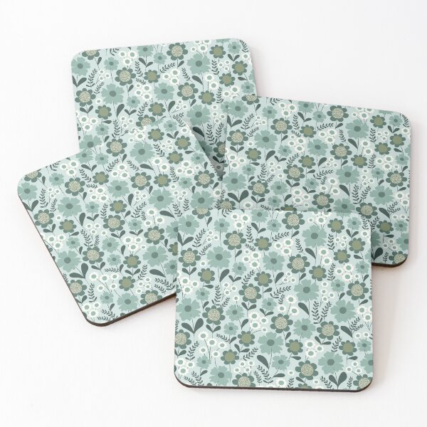 Item preview, Springtime Floral - pale green designed and sold by jenuinedesigns.
