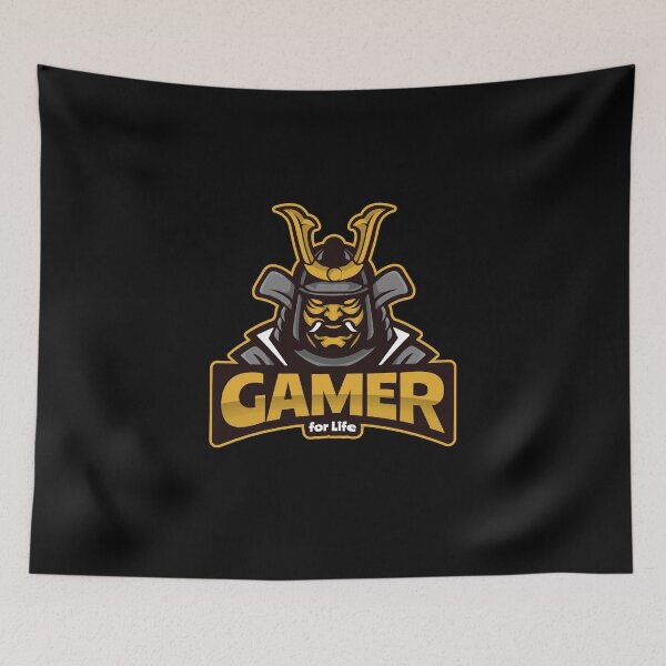 Item preview, Gamer for Life with Samurai Armor designed and sold by PRIVARSHU.