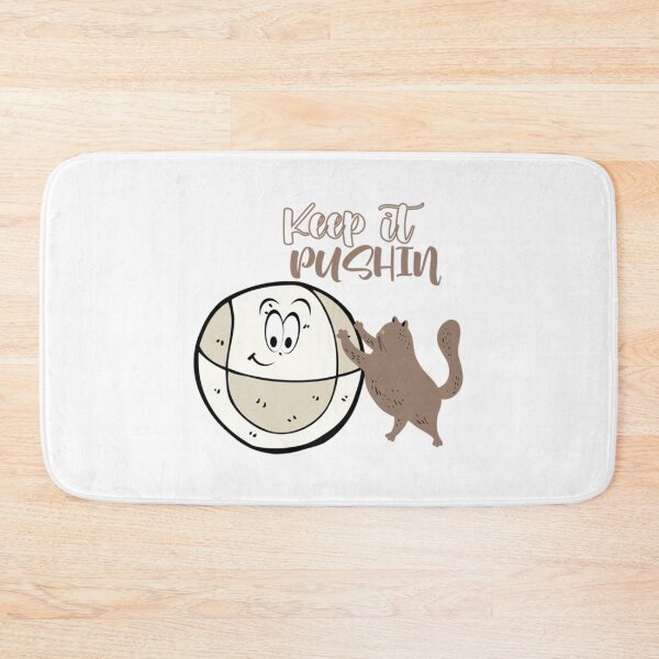 Item preview, keep it pushin cute cat animal Active    designed and sold by KayzekFashion.