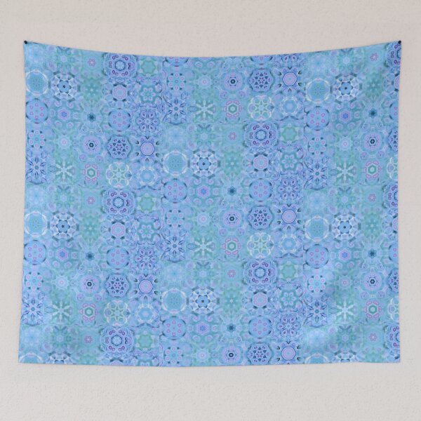 Item preview, Soft blue and pink geometric abstract  designed and sold by Coexist In Tee's .