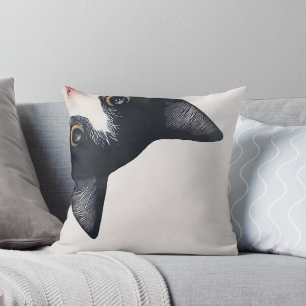 Item preview,  Black And White Cat  designed and sold by jaquinArt22.