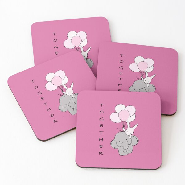 Item preview, Delivery! “TOGETHER” (on Pink) designed and sold by PawsitiveMum.
