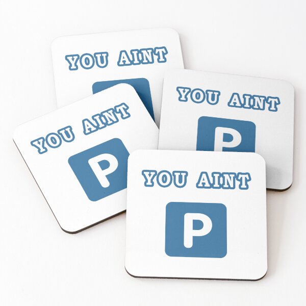 Item preview, P Emoji - You Ain_t P - Blue P       designed and sold by KayzekFashion.