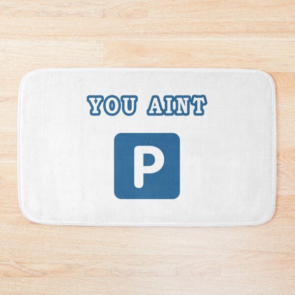 Item preview, P Emoji - You Ain_t P - Blue P       designed and sold by KayzekFashion.