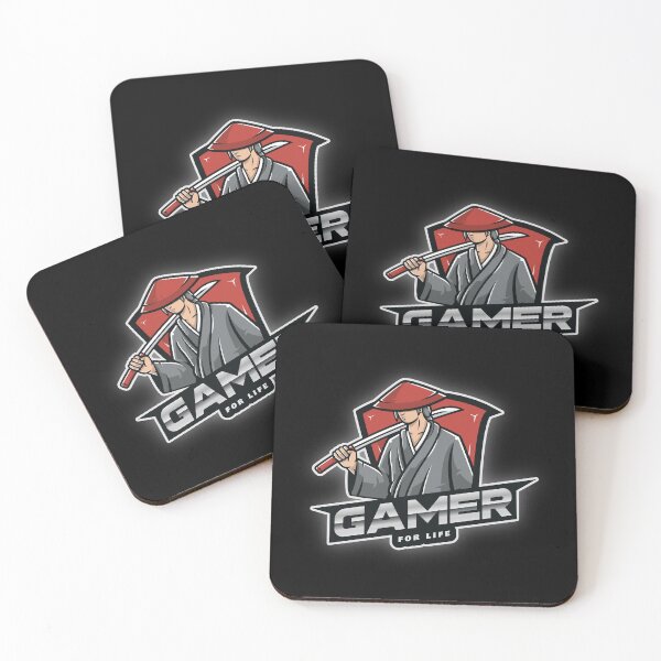 Item preview, Gamer for Life with Mysterious Samurai designed and sold by PRIVARSHU.