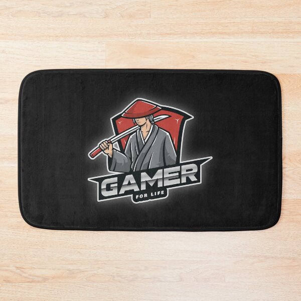 Item preview, Gamer for Life with Mysterious Samurai designed and sold by PRIVARSHU.