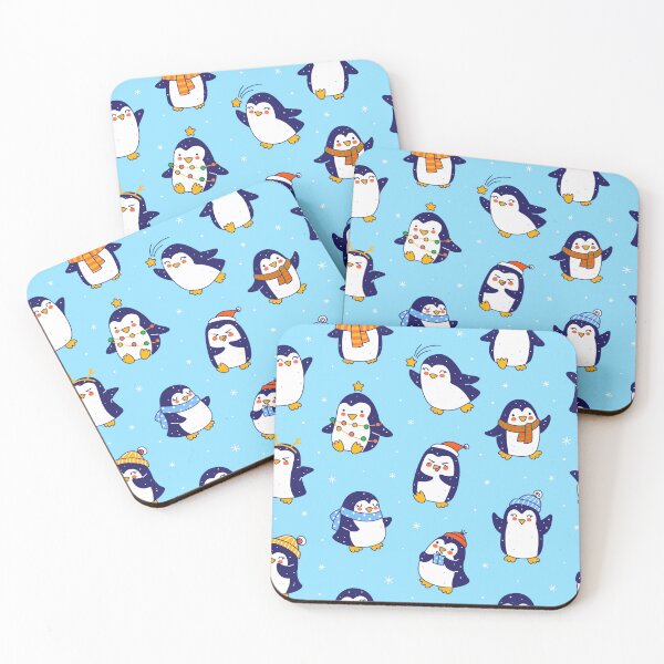 Item preview, Cute Penguins Christmas Themed Pattern  designed and sold by quinellie.